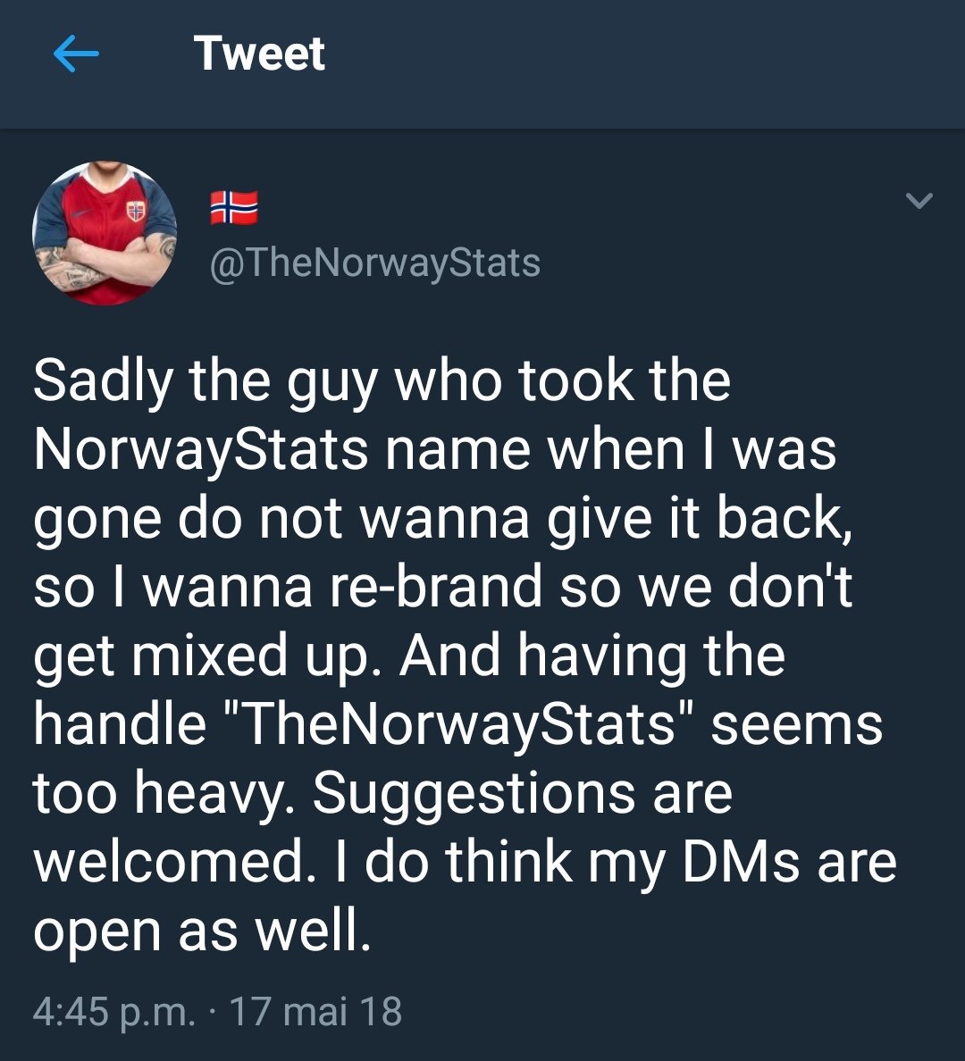 NorwayStats tweet media