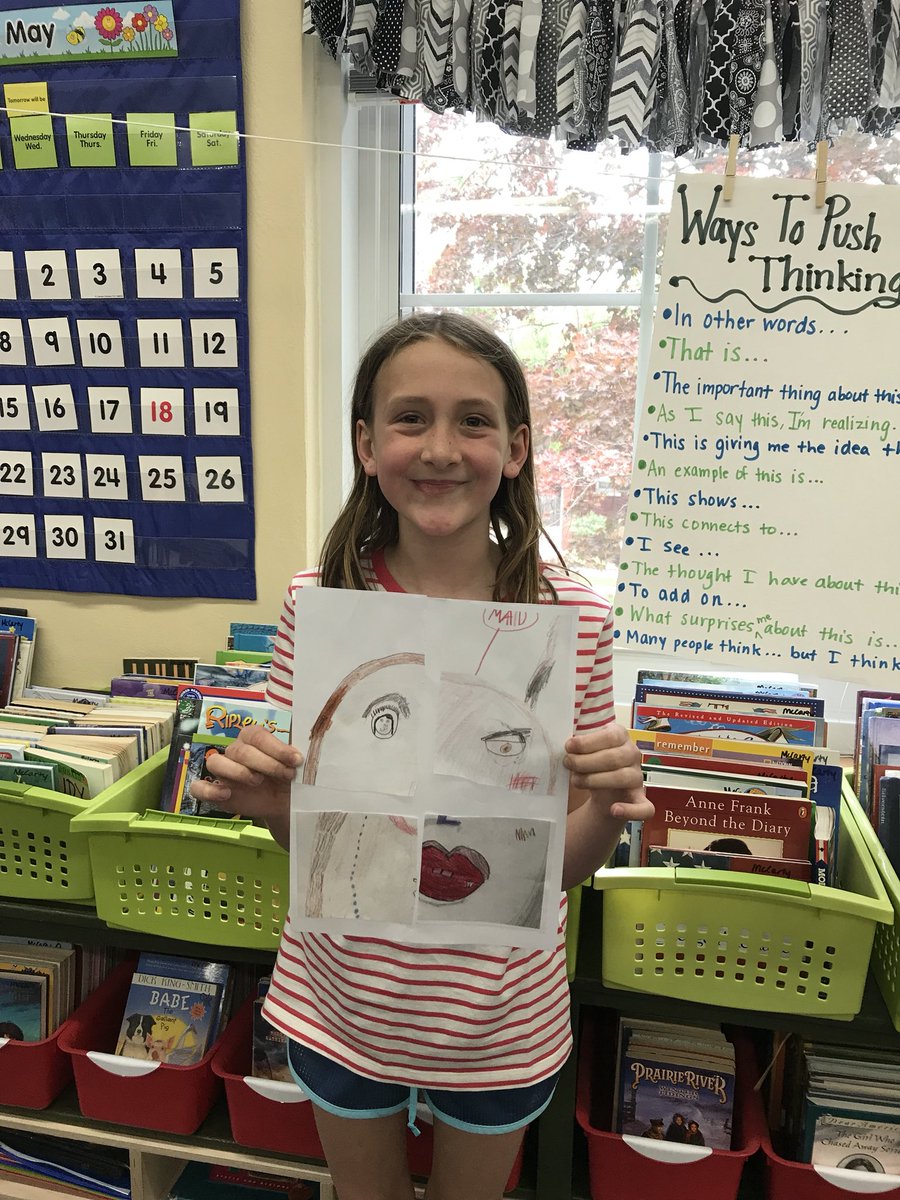 Ellsworth2_4th's tweet photo. SEL Art Awareness with Mrs.  Dodson!  Thanks for your shared knowledge throughout the school year.  @Ellsworth_4th #Inspire203 https://t.co/TZ5a7qD5mc