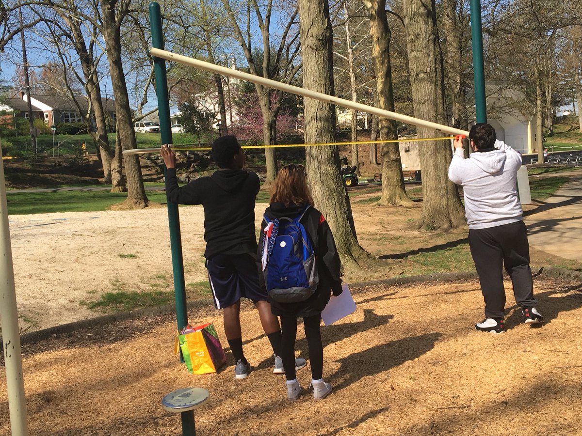 cvmathnerd's tweet photo. Great field trip to Lititz Springs Park!  #handsontrig #geometryinthepark @CVBuckskins https://t.co/4qcOHyIcYL