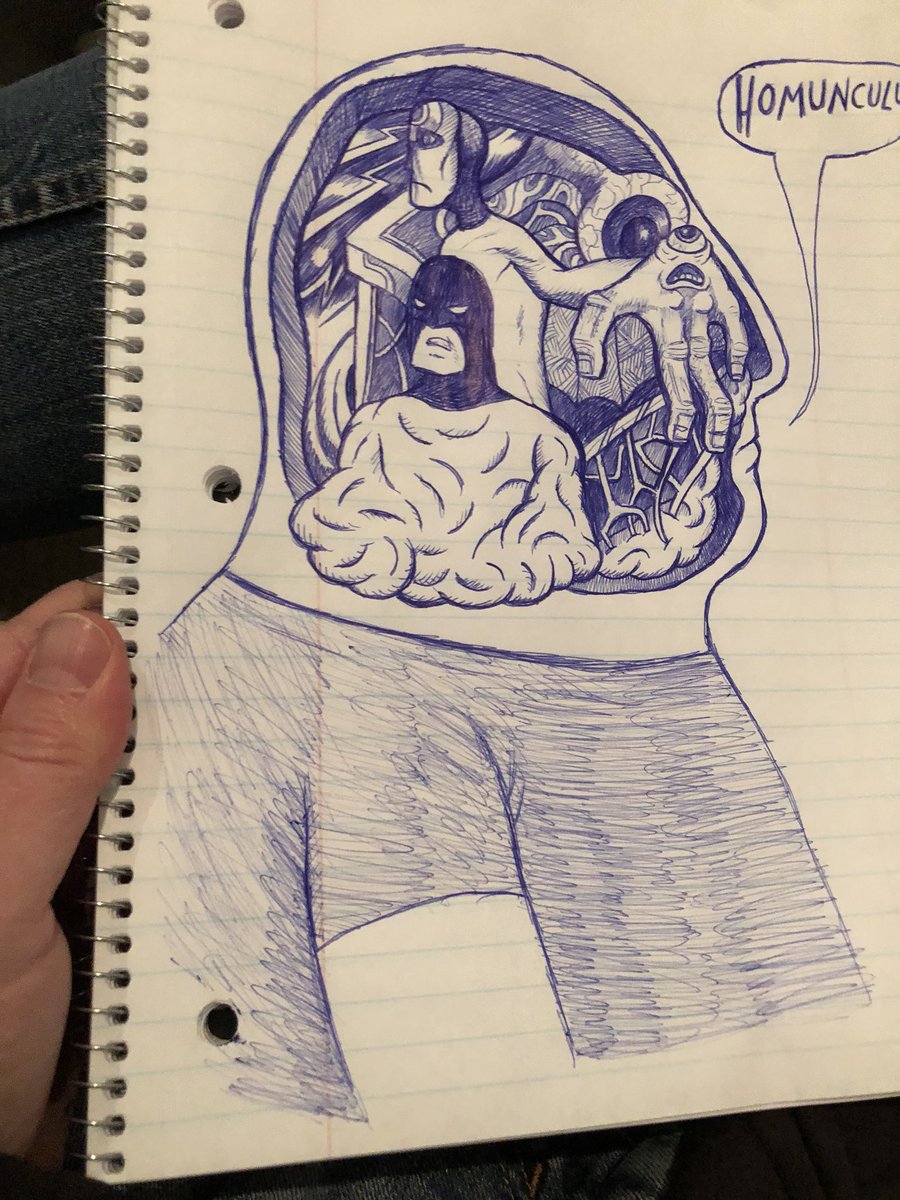 donttrythis's tweet photo. So amazing to work w/the talented @HavenSphere on @MythBusters again. Here’s what Eric doodles during a meeting; you should see his comics! https://t.co/Ri9pSoP5f0