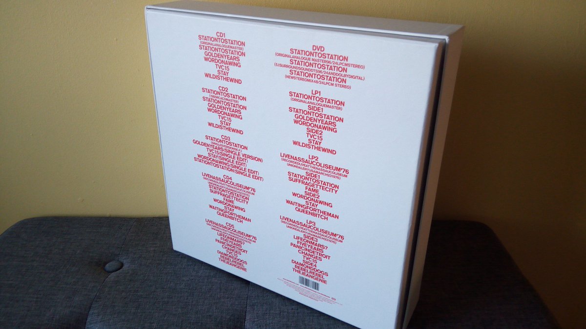 LongLiveLaMusic's tweet photo. #PhysicalBoxSets #Bowie Station To Station - one of the best I gave ever seen / owned - pure joy https://t.co/Fq4ZU0JqKx