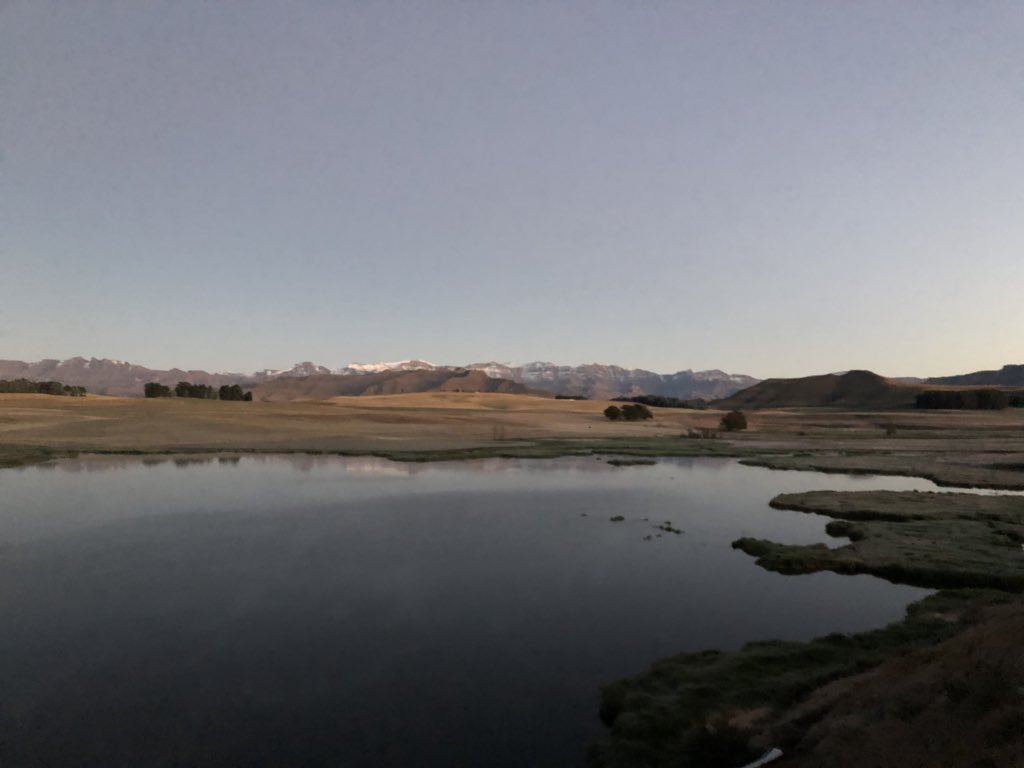 RobertFutselaar's tweet photo. Ride was shortened a bit today to allow everyone to get to see their families at the Oaks. This is what we woke up to @freewillyza @henryrcollins https://t.co/pwObqVRSrv