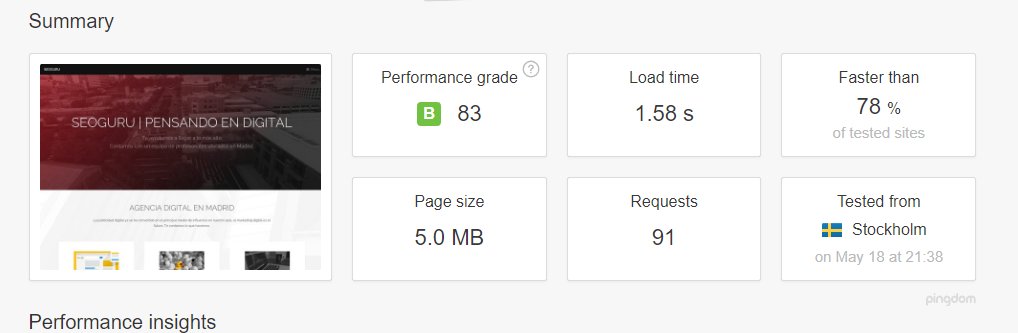seoguruES's tweet photo. En realidad hemos conseguido reducir todavía más el tiempo de descarga sin comprometer la calidad de la página. https://t.co/yfPJ2d1Pp3