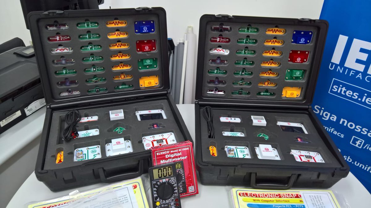 ieeeunifacs's tweet image. Thank you @ieeeeds for sending the EDS kits (Engineers Demonstrating Science: an Engineer Teacher Connection - EDS-ETC).
Our volunteers will be working to put the project into practice with the academic community and the local community. #IEEEEDS #IEEE #SnapCircuits @SnapCircuits