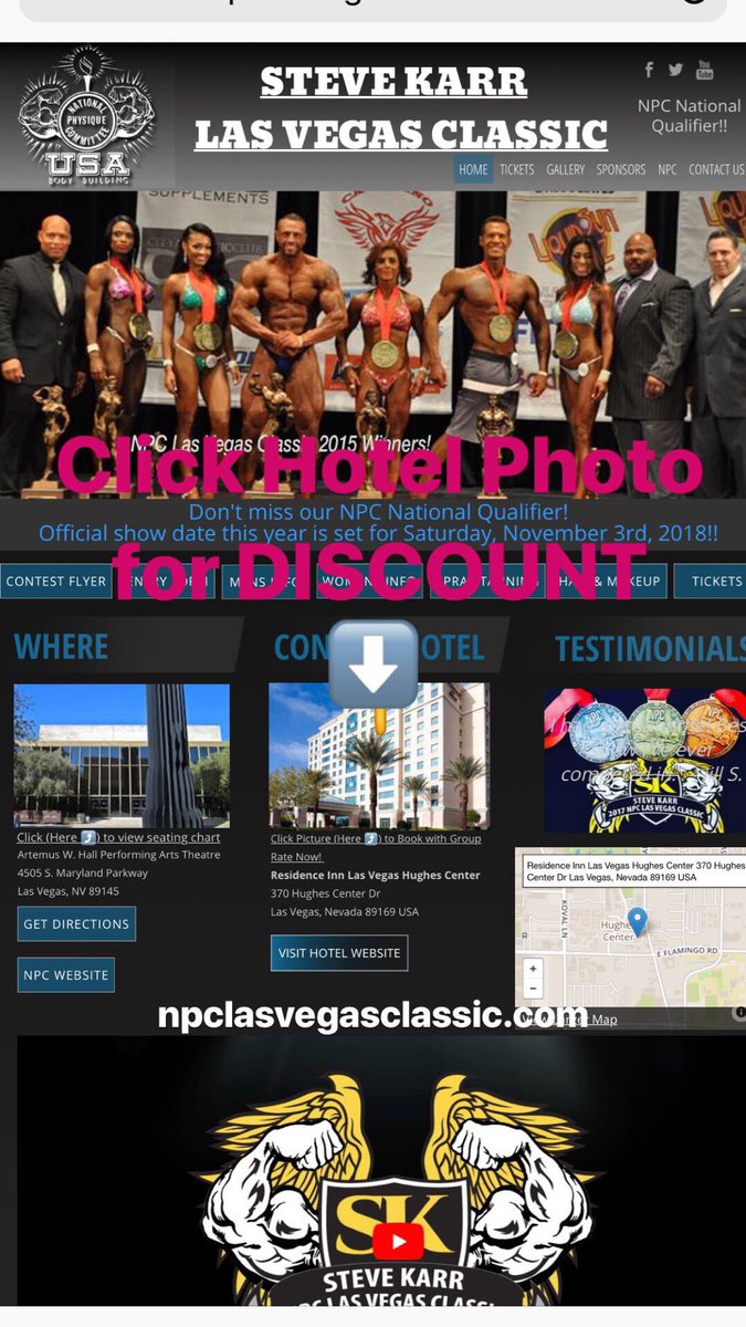npc_stevekarr's tweet photo. Save the date!

November 3rd, 2018
Book your rooms now for a discount🔥🔥🔥 https://t.co/qBbW36izav