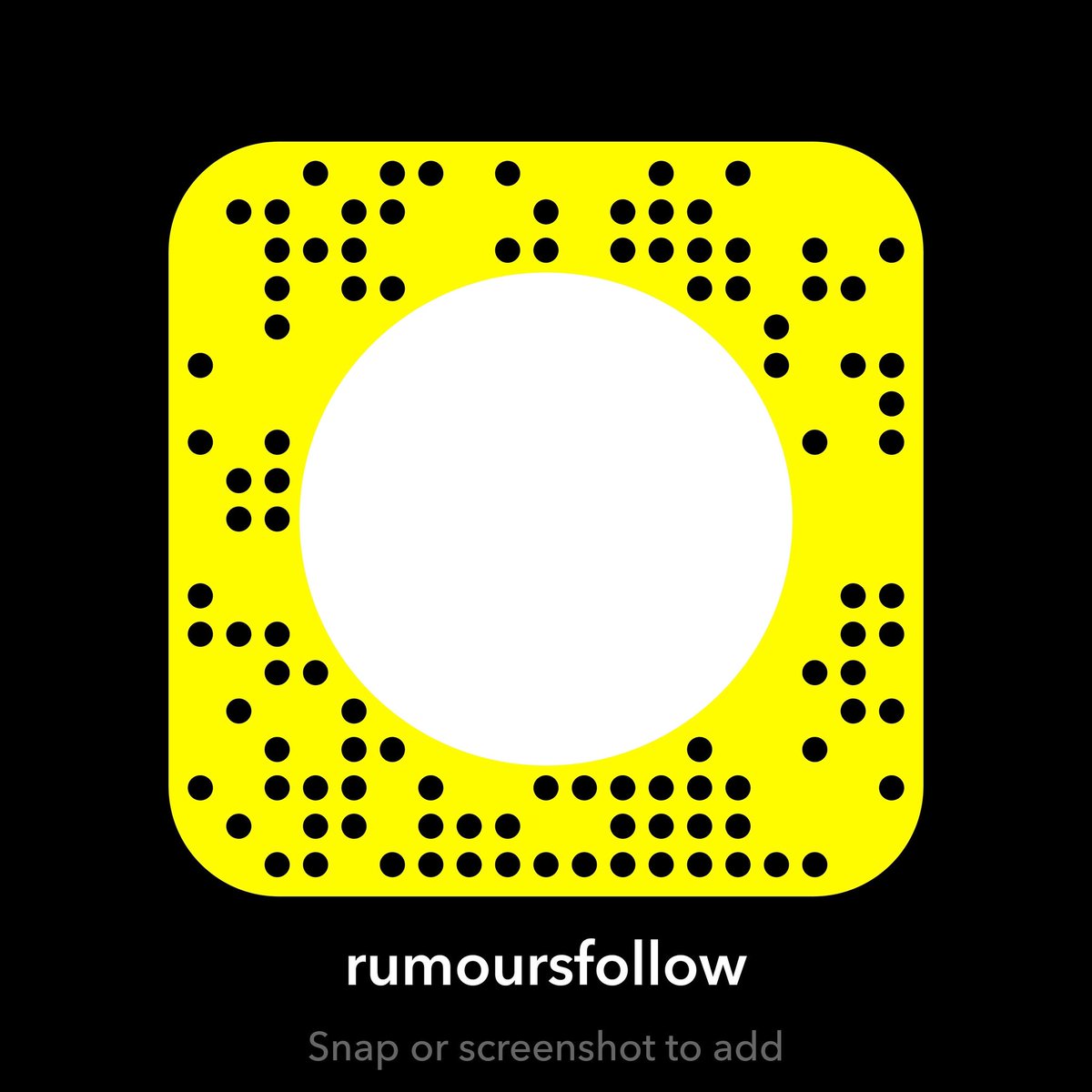 We will be doing some #bts snaps tomorrow at the show! So scan the #snapcode or find us at rumoursfollow on #snapchat!
T-minus 1 day until the show!