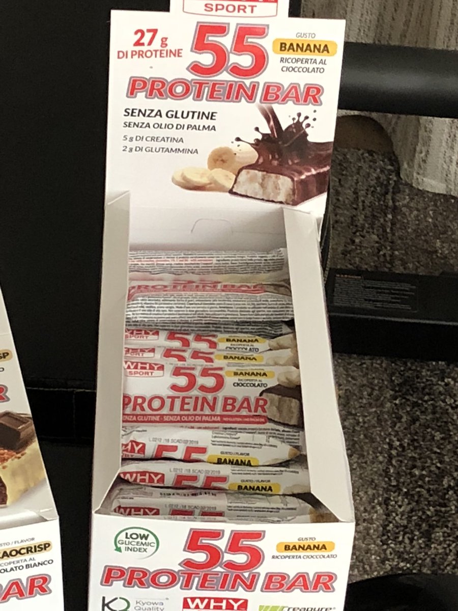 vitamaker_it's tweet photo. 55 Protein Bar by Why Sport nei gusti: banana, nocciola, pistacchio, pistacchio-cioccolato bianco.
https://t.co/AnhgYqynL9
#gym #training #palestratime #bodybuilding #varese #integratori #viveresano #vitamaker #muscle #personaltrainerlife #proteine #barrette #ecommerce https://t.co/F0XeYDFDHB