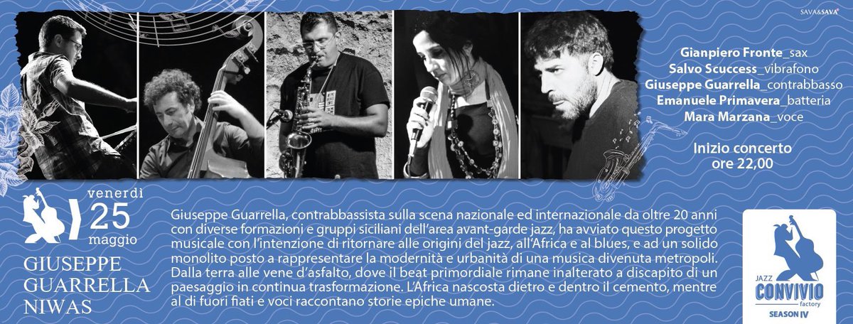 Conviviofactory's tweet photo. Next concert 25_05 h:22:00 https://t.co/taw2UuanPZ