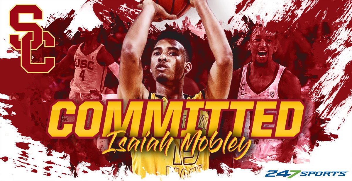 EvanDaniels's tweet photo. Highly touted power forward Isaiah Mobley just verbally committed to USC, he tells @247Sports | Story: https://t.co/TA8mXNh2is https://t.co/c8eGj4lbQ5