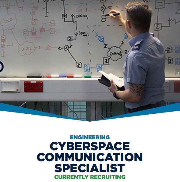 RAFCyberspace's tweet image. Great redesign of @RoyalAirForce roles on @RAF_Recruitment’s revamped website! Check it out here:
raf.mod.uk/recruitment/ro…
 
Clear, crisp pages for our #CyberCommsSpec, #CommsInfraTech &amp;amp; #CommsOfficer roles. Awesome 😎!

@RAF_Eng_Rec @No1RadioSchool @Tg4Tenor