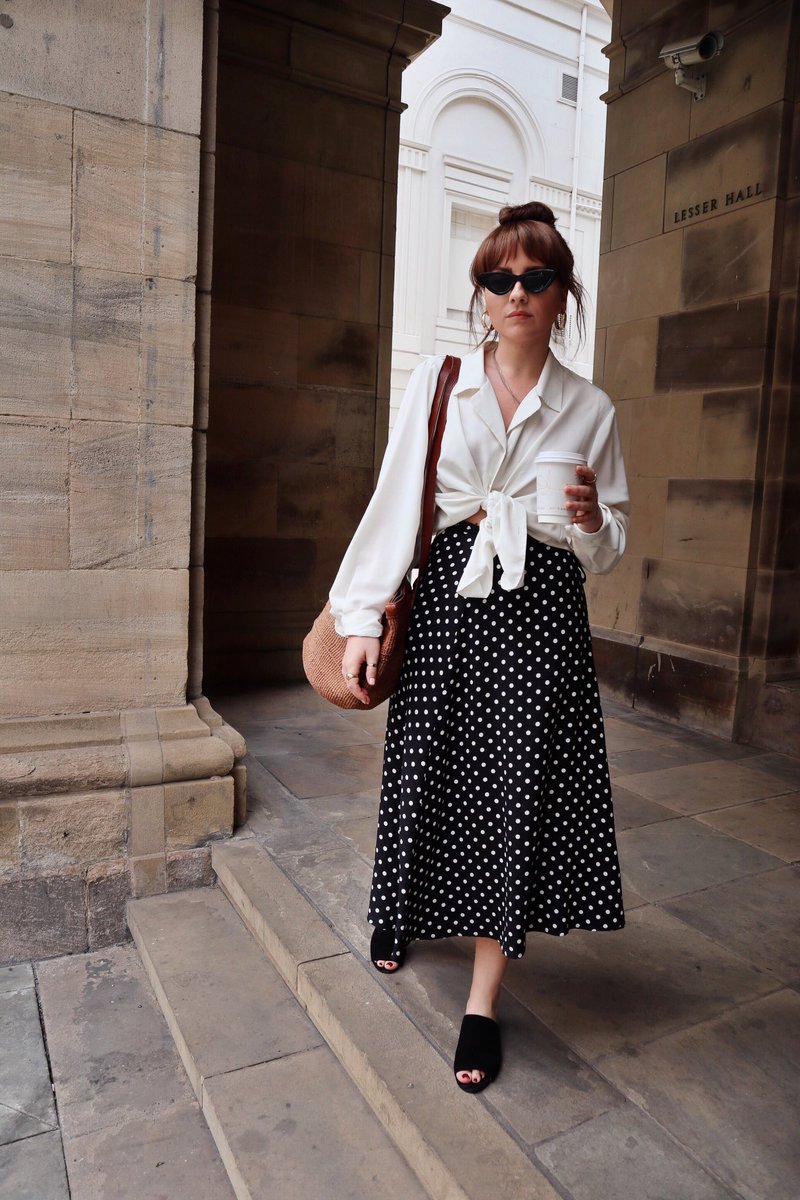 Breezy polka dots for a hot weekend ahead 🌞