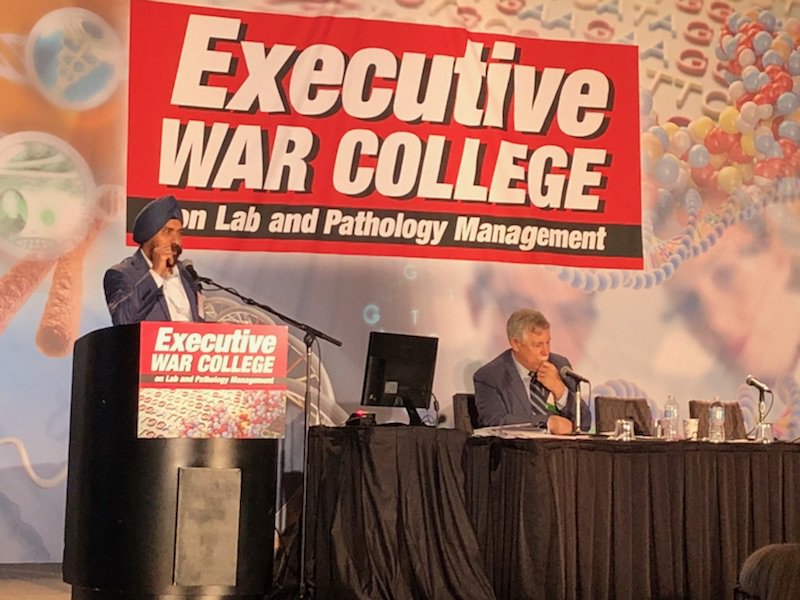 artiman's tweet photo. "In future, selection criteria for physicians ought to be high EQ. It is easier to supplement IQ with #AI" Dr. Ajit Singh In the "Artificial Intelligence in Healthcare: Myth versus Reality" Keynote at the Executive War College last week in NOLA https://t.co/xXeJ58XMZH