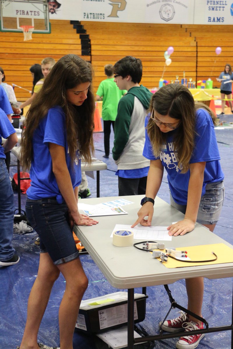 carrierobledo's tweet photo. Way to go @HighfallsEagles Middle School Robotics team! Third place and Judge’s Award at today’s @MCSDigital MS Robotics Competition! #ncrobotics https://t.co/8cnH89Ah34