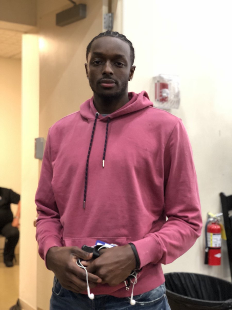 Checking out the talent at the @NBADraft Combine... @JeramiGrant of the @okcthunder! 📺: ESPN 2