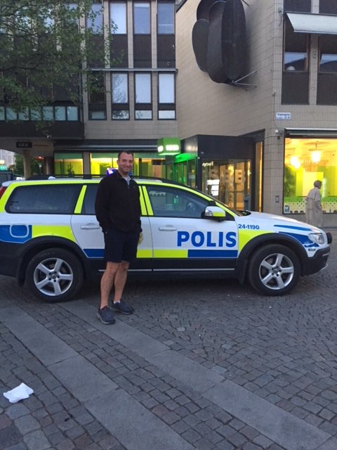 When in Sweden....you have to meet the police