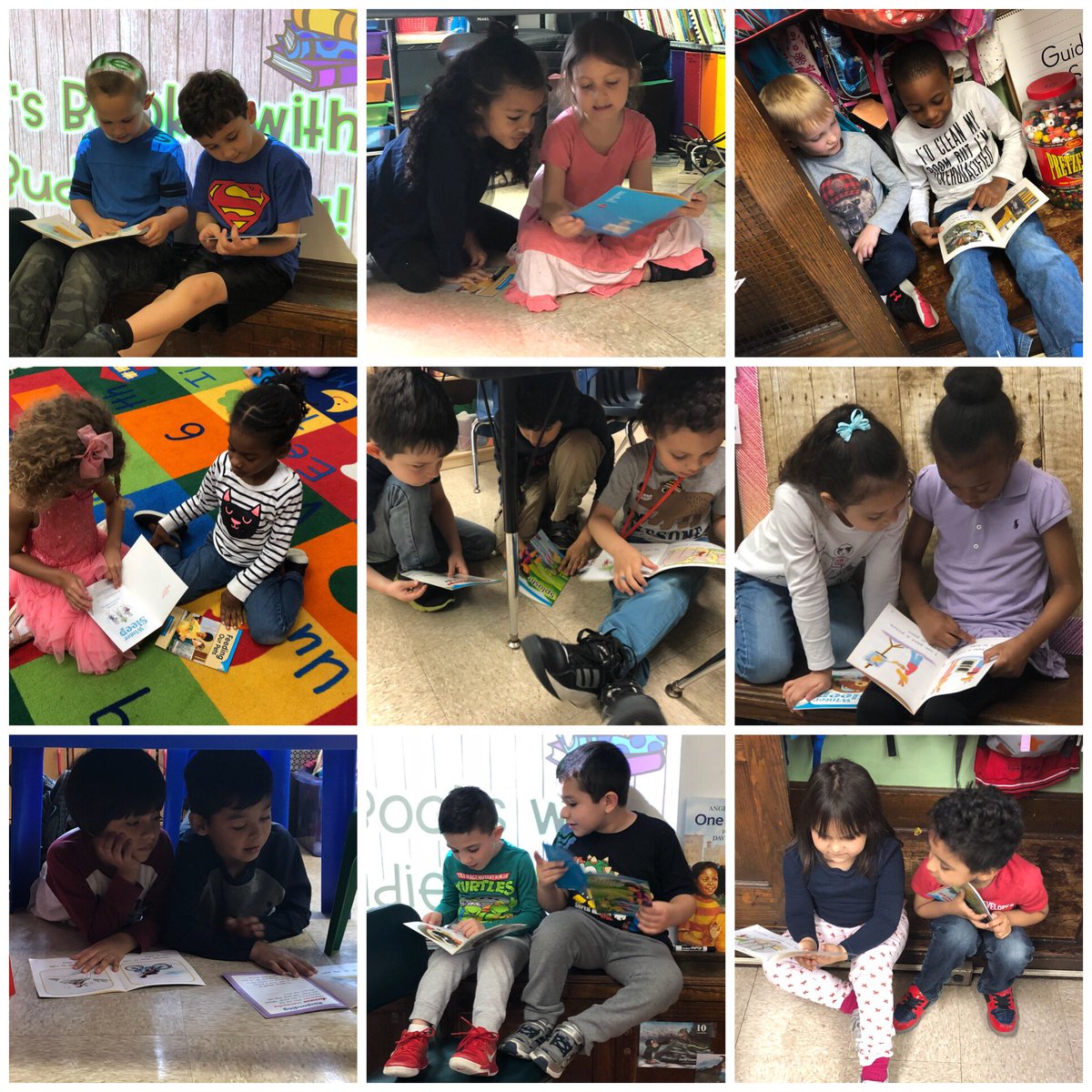 MsKallertEDU's tweet image. Today is B for books with buddies!! 25 days to go! #weecountdown #weeread #weeloveourbuddies @AnnaRudowsky @WeehawkenTSD