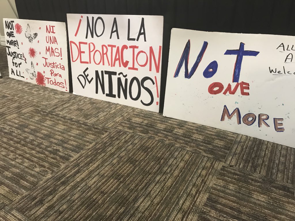the_ILRC's tweet photo. Joining fellow @DetentionWatch member orgs right now to put #ICEonTrial at this final ICE tribunal. We must continue to demand accountability for ICE’s rogue behavior &amp; #DignityNotDetention for all immigrants #DWN18 https://t.co/XBS2nZlXdA