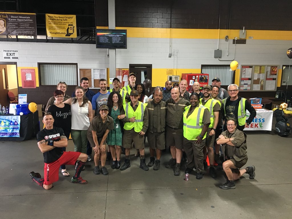 aurora_ups's tweet photo. Vendors, wellness champs, co chairs, Liberty mutual, UPS nurse and to all employees, thank you for your help in the Denver wellness fair!! 5 days of fantastic wellness! @Rxduffy @DesertMTUPSers @JGauthierCol @OC_Health_DM https://t.co/rBAc0IZglP