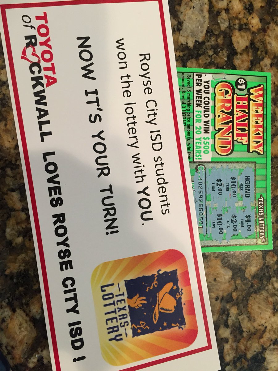 BrianZator's tweet image. Didn’t win with my lottery ticket, but thank you @ToyotaRockwall for supporting @RoyseCityISD! What an amazing Staff Appreciation event! #ToyotaofRockwallLovesRCISD