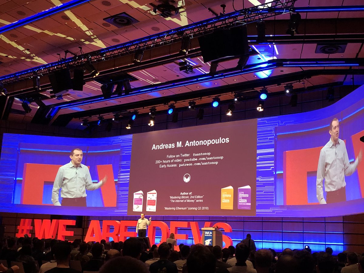 AlbertoLusuardi's tweet image. I’m returning at home from #WeAreDevs2018 in #Wien . Great experience and very happy to have seen Woz @stevewoz and followed interesting talks among the three days. Also happy to have made many new friends.