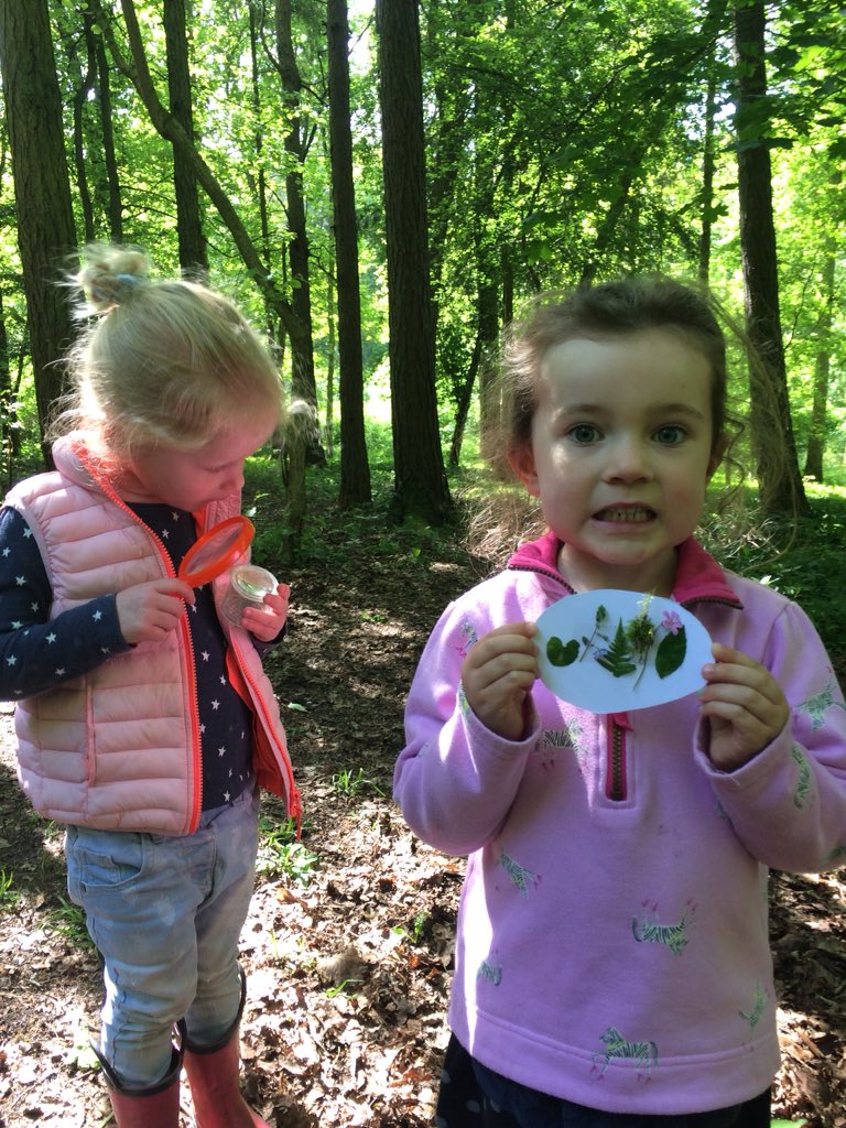 #BabyBushcraft <a href="/ForestryComm/">Forestry Commission</a> #FineshadeWood today! U5s woodland fun #corby #stamford #preschool #Bushcraft