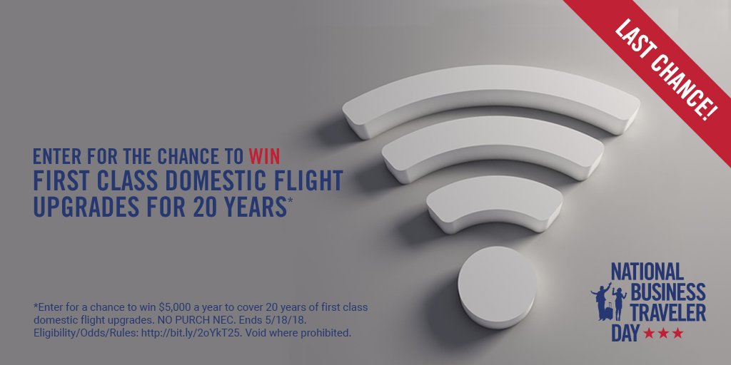 When you're #traveling for work, you deserve an easy way to connect to high-speed #WiFi. 📶 As a #NBTDay Dream #Sweepstakes sponsor, <a href="/iPass/">iPass Inc. - A subsidiary of Pareteum</a> will be awarding 10 winners a one-year #iPass subscription and 200 winners a two-week subscription. Enter today: bit.ly/2FPGvqS!