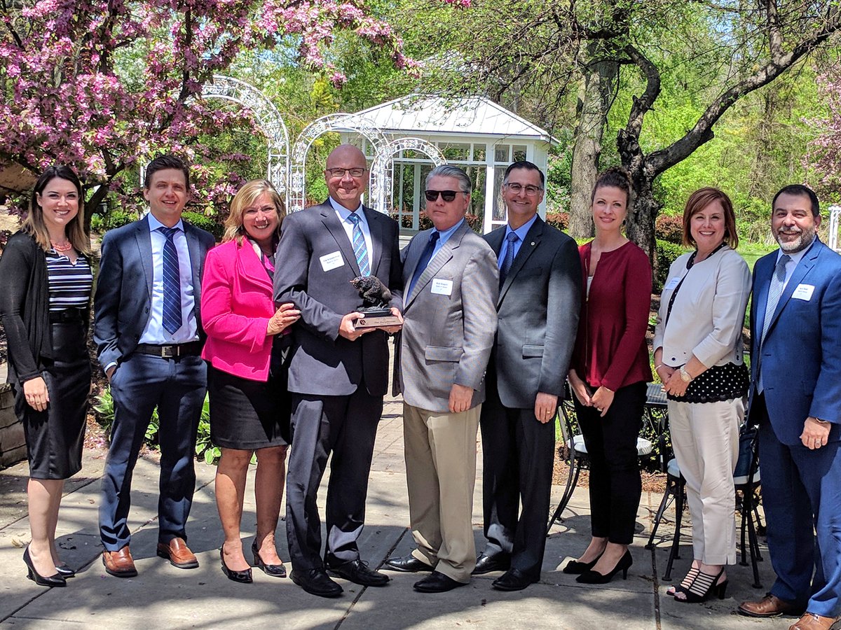 BankofAkron's tweet photo. Thank you @Amherst_Chamber for a great luncheon and recognizing our colleague and friend Tim Kwiatkowski. What a great way to spend a Friday afternoon! https://t.co/aG3Q8aClCV