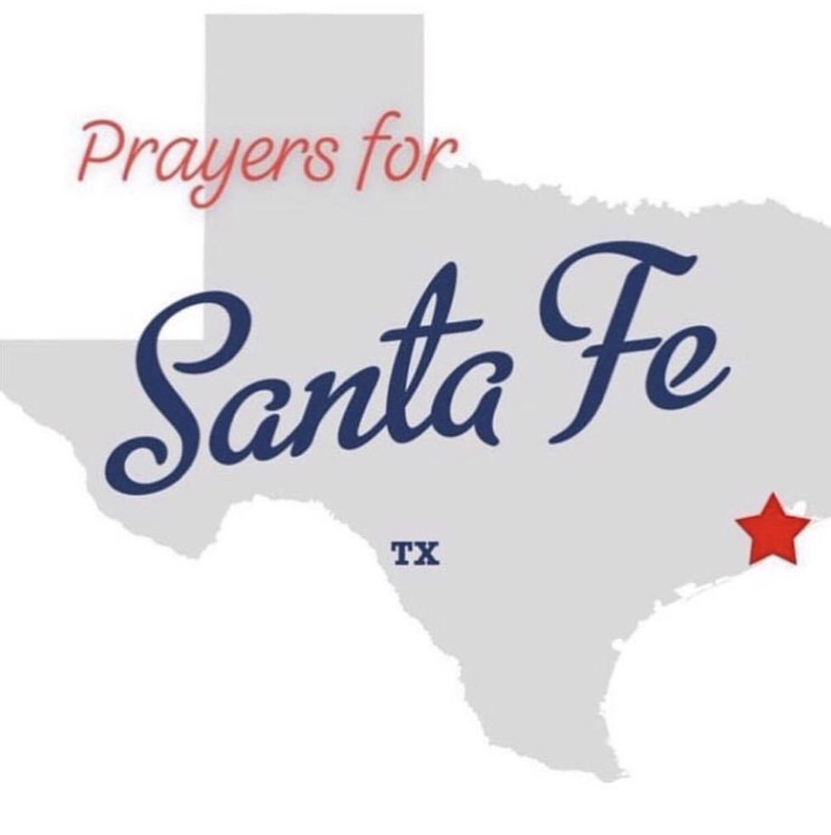 IamQDJ's tweet photo. #PrayingForSantaFe #StopGun violence #Loveoverhate https://t.co/Smj8VqZfmO
