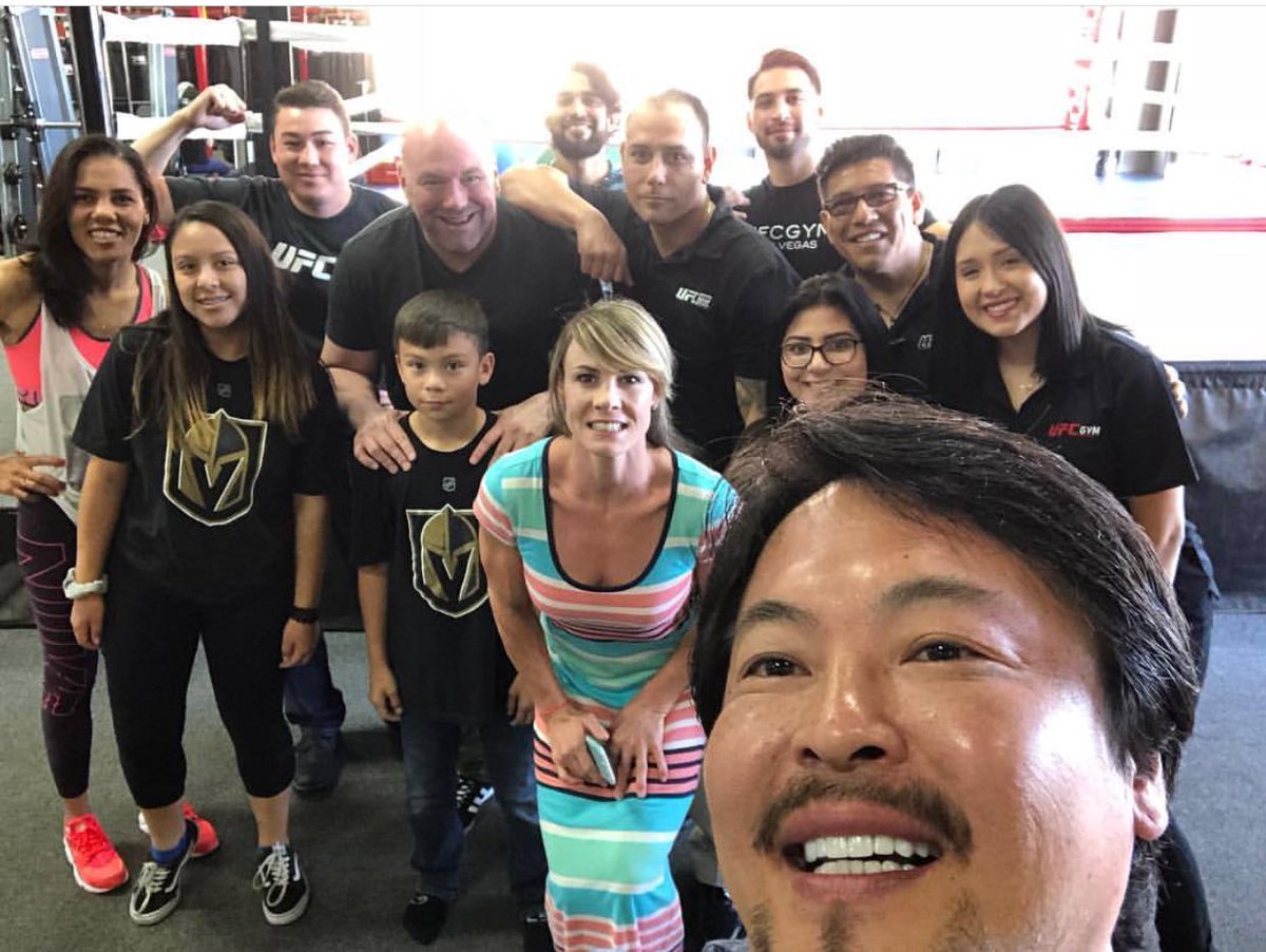 AWESOME meeting everyone at <a href="/UFCGYMLasVegas/">UFC GYM Las Vegas</a> thank u for the hospitality!!!! #ufcgymbluediamond