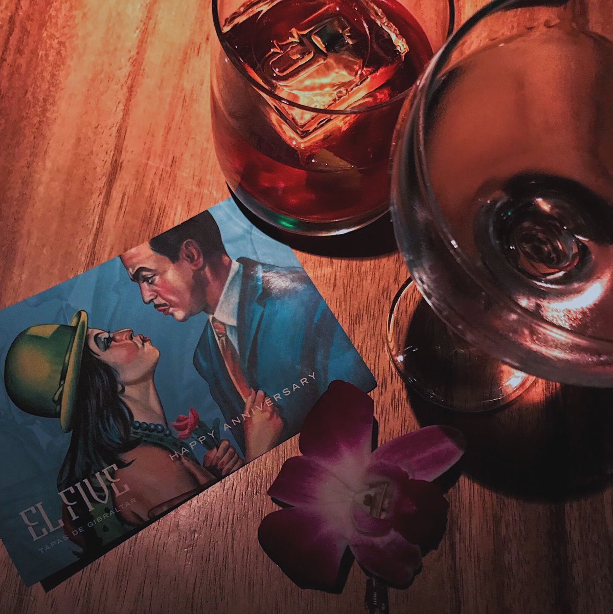 Clink and drink.