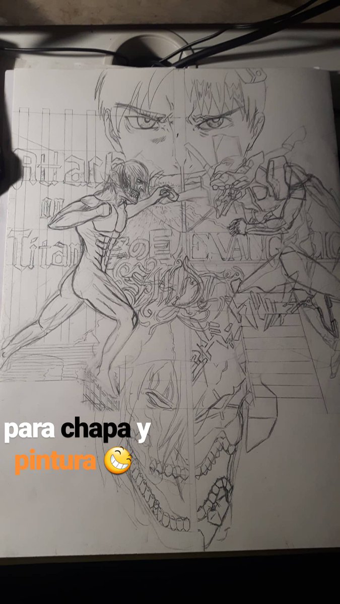 _smdt's tweet photo. Pronto en el canal #AttackOnTitan #drawing #anime #evangelion #erenvseva #art https://t.co/ozmRyfS1ry