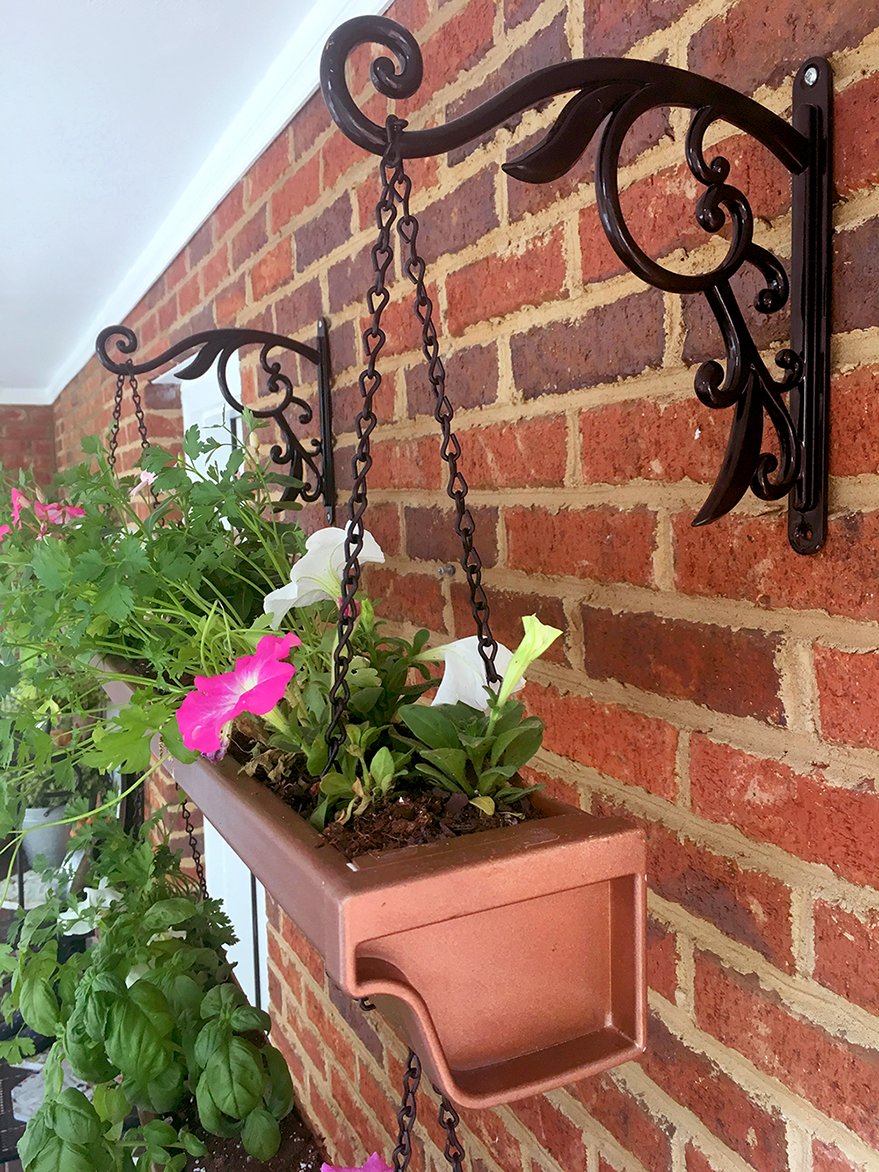 WCGiftBaskets's tweet photo. Perfectly #sweet and #customizable! Build an #easy #DIY hanging #guttergarden for your #summer planting: https://t.co/7ydBi4Iq0k https://t.co/gCS2w0g3yT