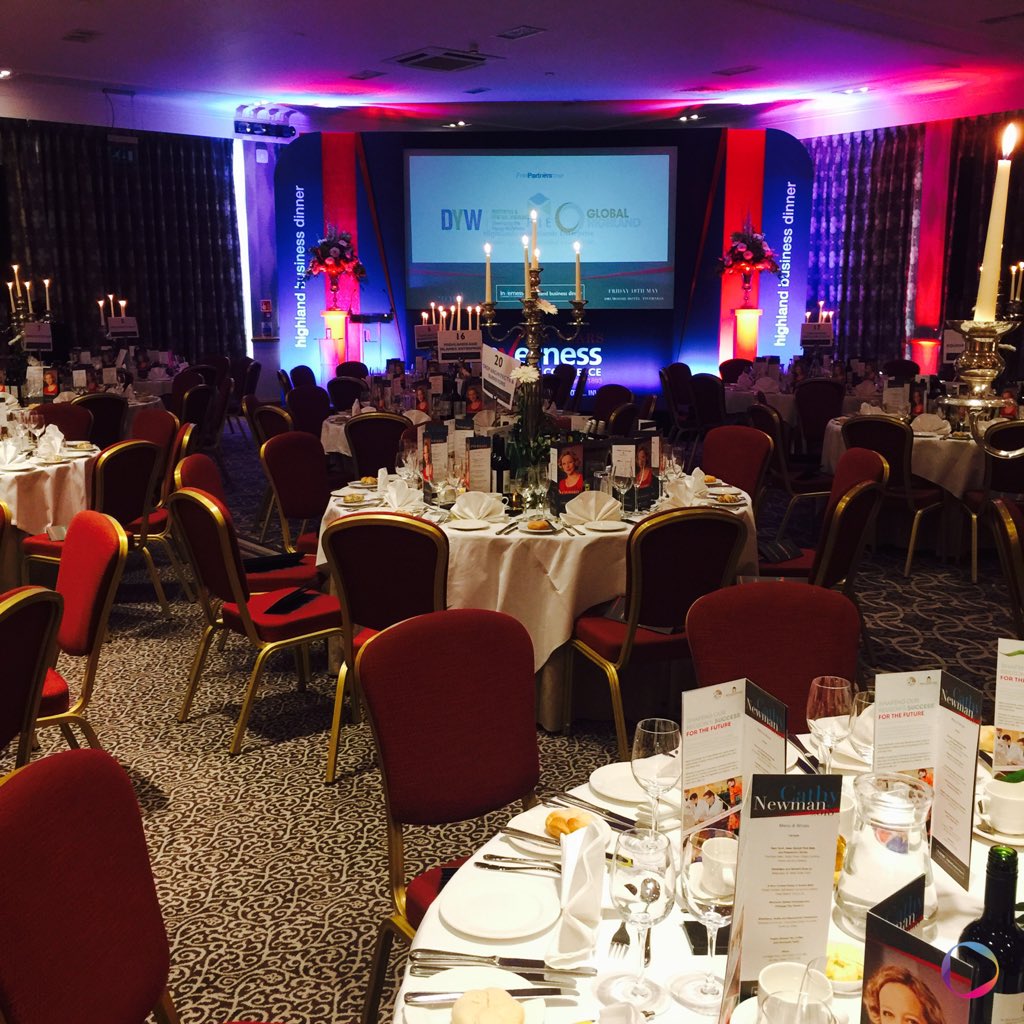 Thank you @InvernessChambr for asking us to provide event production services for the 2018 #HBDInv @DrumossieHotel. We always really enjoy being part of this prestigious #Highland business event. #CodaAudio #eventprofs