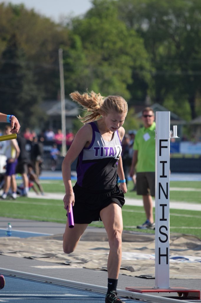 kylenorris20's tweet photo. I have no idea the number of 800’s this girl has run in her track career, but today’s 1st place finish was the last one. Proud of you and your teammates that made it fantastic. #dropthebaton #sheout #state @madisonnorris18 https://t.co/H0YeYlsrn1