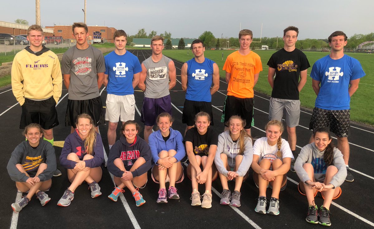 Ladies and gentlemen, your Flandreau Fliers track and field state qualifiers and alternates. LET’S GO! #finishstrong #goFliers #SQUADRON
