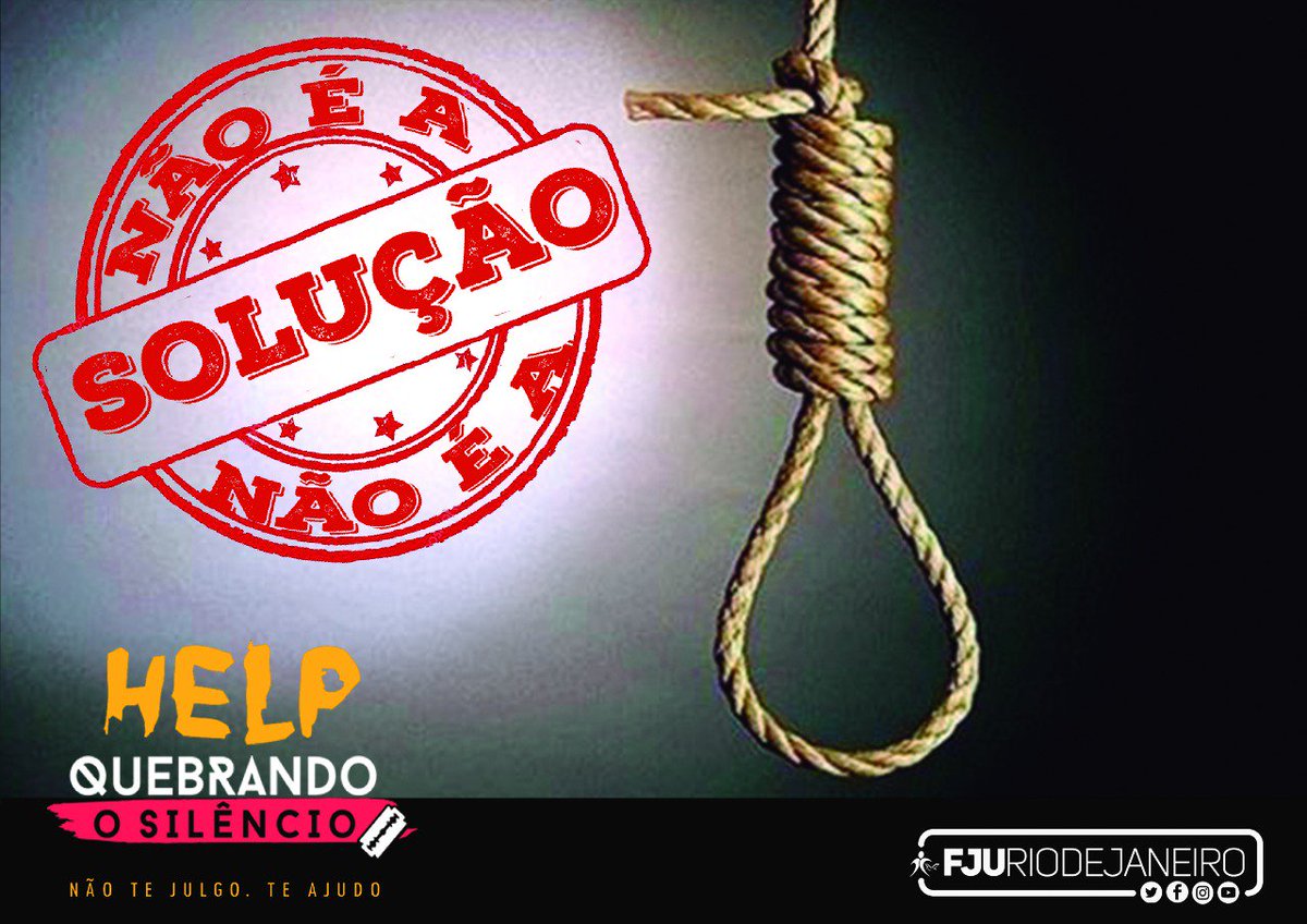 katyannyvitoria's tweet photo. O suicídio não é a única saída, Acredite!

#SaibaDizerNãoAoSuicídio
#Help
#FJUal
#FJUctr https://t.co/p0POWUYaxf