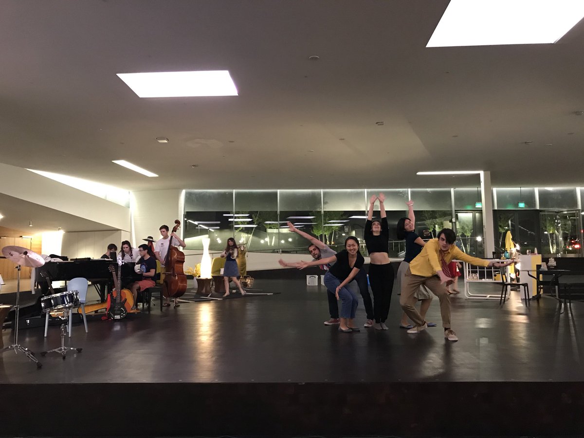 AvantScenePrinc's tweet photo. Getting ready for our one and only performance of famous #french #musical Les Demoiselles de Rochefort #JacquesDemy! Join us @princetonarts Tonight @8pm https://t.co/Lj1q9DJnsd