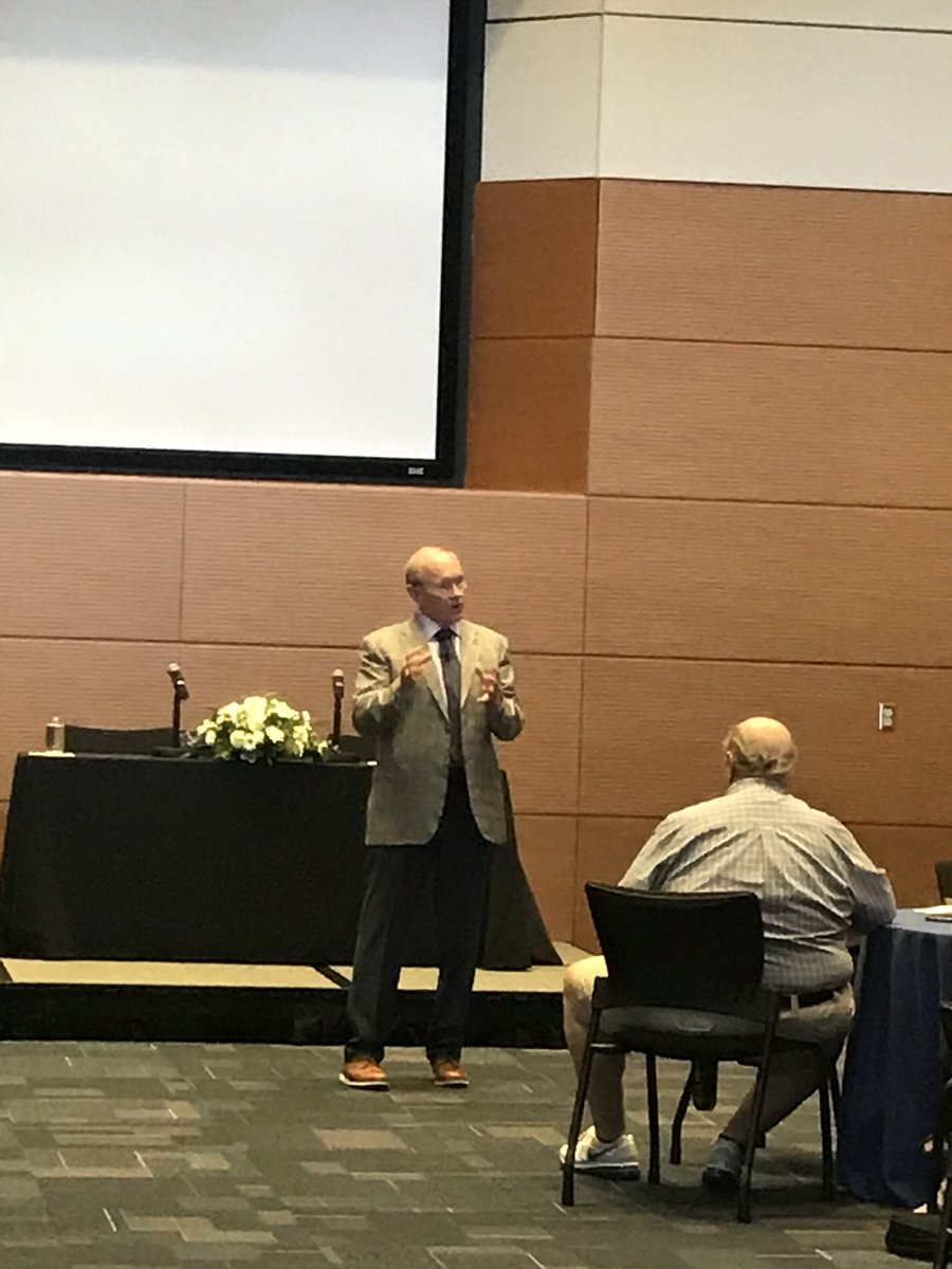 What an honor it was to hear @Martin_Dempsey speak today: “If you’re wondering if you’re a good leader or not, don’t look at statistics...if those who follow you want to be like you, you’re a leader.”