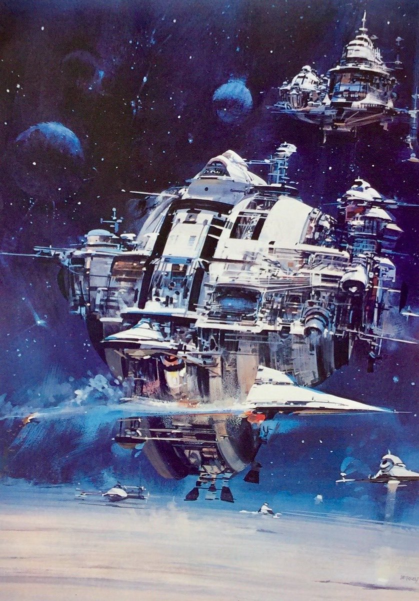 retroscifiart's tweet photo. Art by John Berkey. Images from: Ariel magazine 1978, Science Fiction Age magazine 1994, The New Visions: A Collection of Modern Science Fiction Art 1982,  Future Life magazine Sept 1979 https://t.co/joEIYprfjf