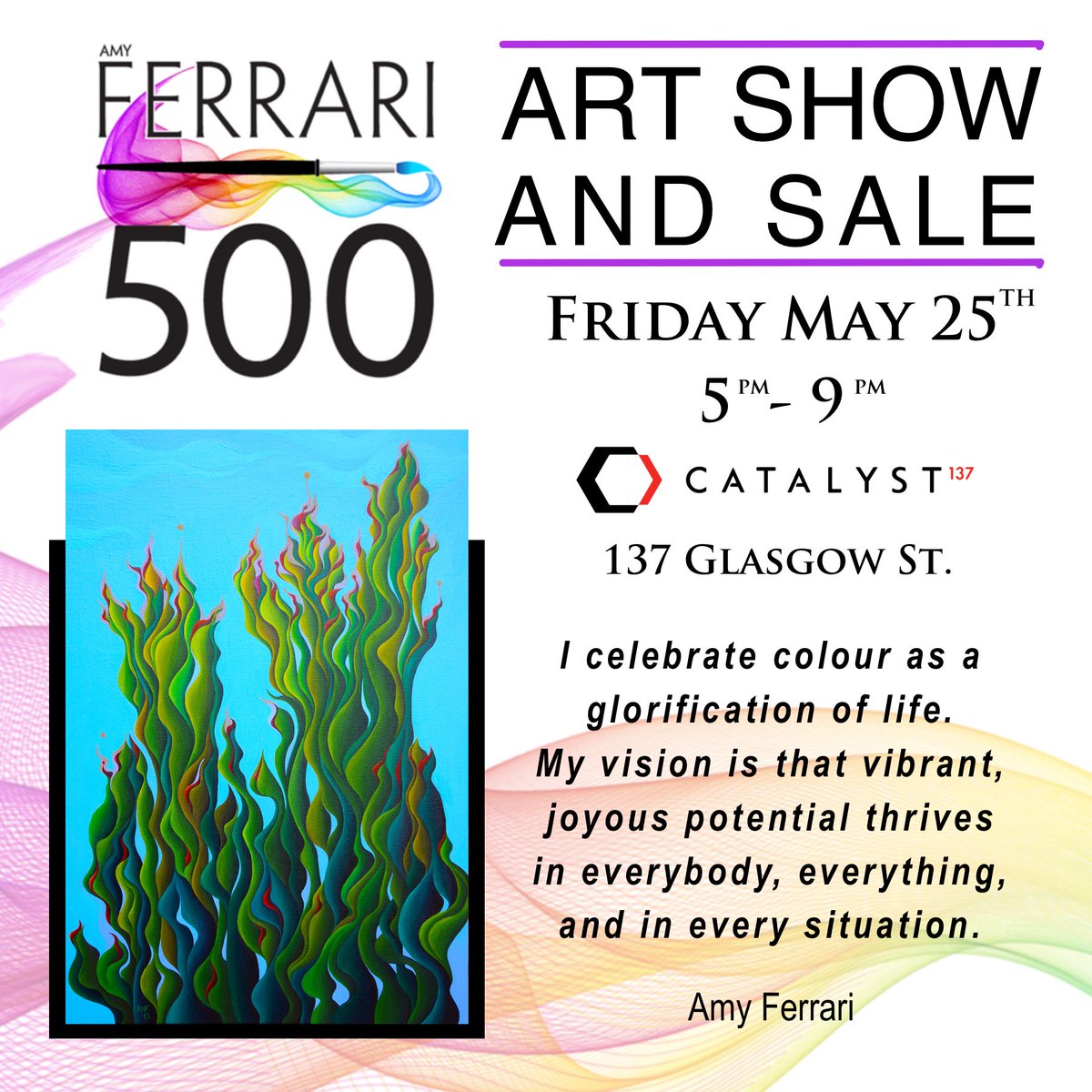 May 25th 5pm <a href="/Catalyst137kw/">Catalyst137</a>. come out for a great art show and sale!