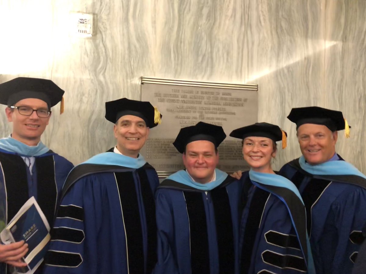 ritameyerson's tweet photo. Beaming with pride for @gwGSEHD @GWHumanOrgLearn ELP Cohort 25’s newest doctors!! Incredibly grateful to be on this journey with them. https://t.co/HetyRAz3Vi