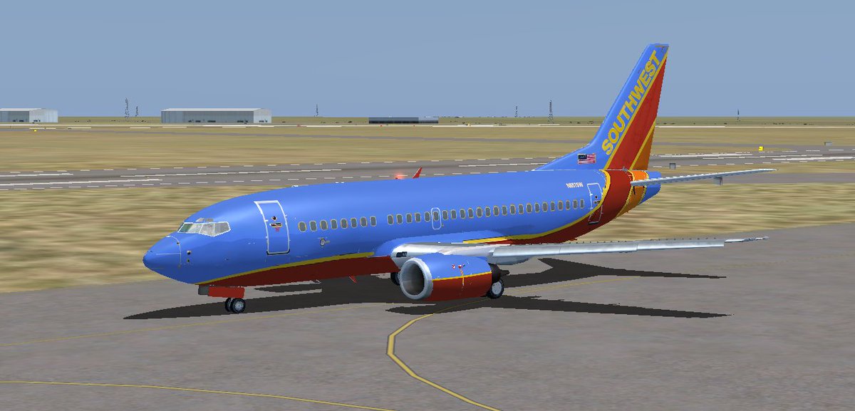 ajvan055's tweet image. Its Boeing 737-500 time! @SouthwestAir #flightsims Flying online on @vatsim RN with MAF_APP