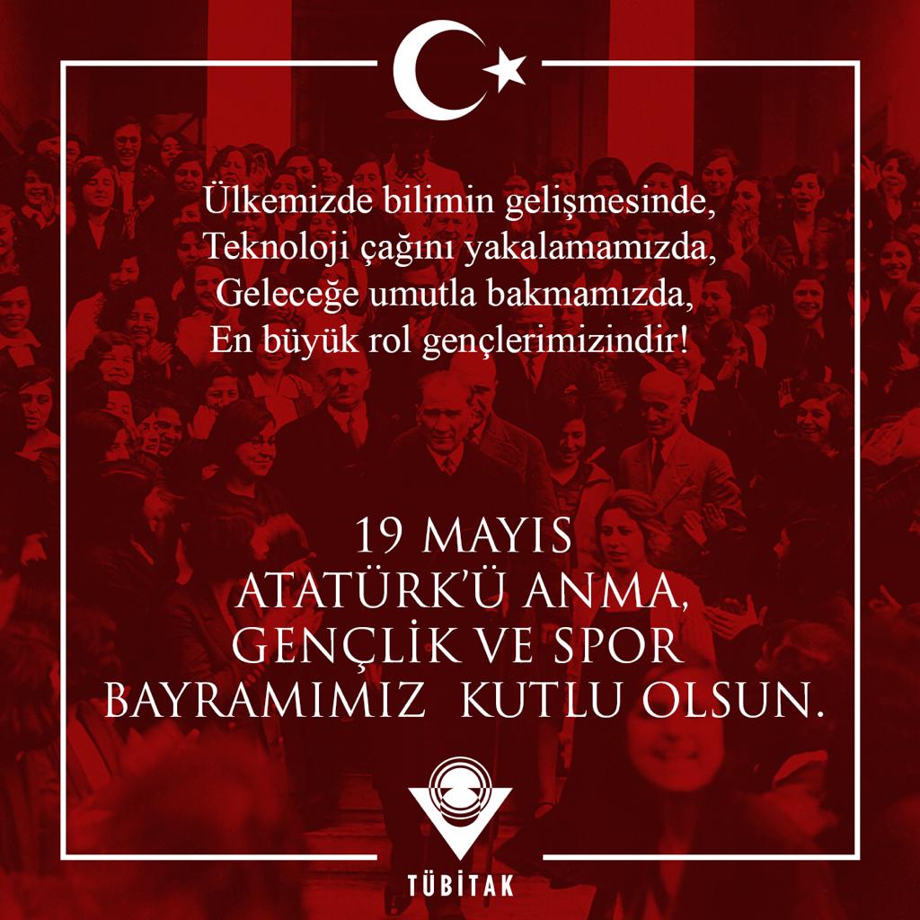 19 Mayıs Atatürk’ü Anma, Gençlik ve Spor Bayramı kutlu olsun!