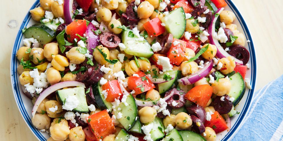 Attending a #BBQ this long weekend? This tasty chickpea #salad is perfect for enjoying outside in the sunshine: porterandcharlesrecipes.ca #recipes #fridayfeeling #longweekend #victoriaday