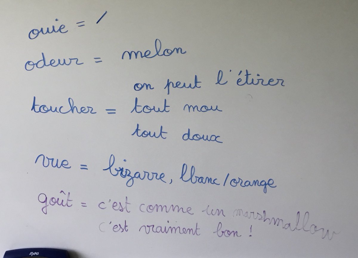 YYC_ce2's tweet image. #classedugout
@quiritcurie 
Nous avons utilisé nos 5 sens pour décrire notre dégustation.
La classe.