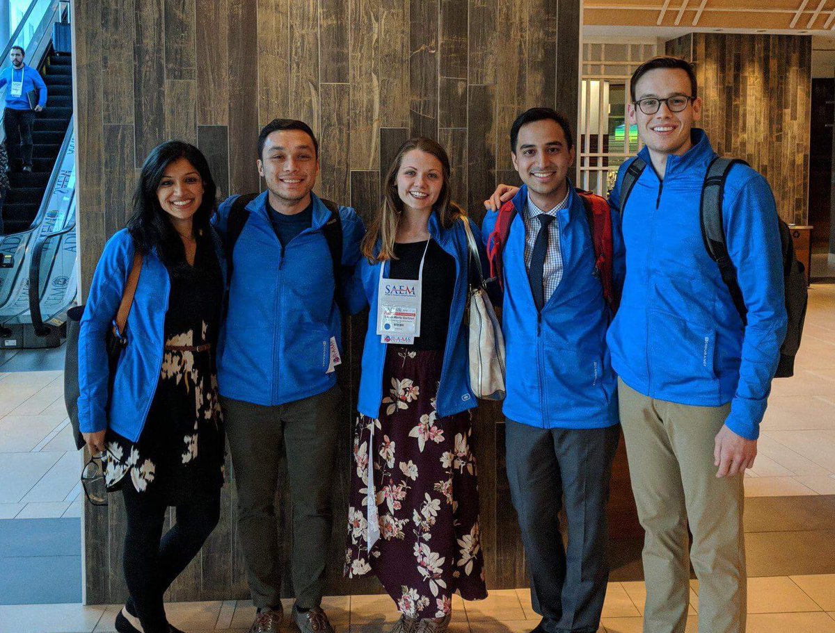 Thank you #SAEM18 for an incredible week, we loved being Medical Student Ambassadors #bluejacketkids <a href="/SAEM_RAMS/">SAEM RAMS</a> <a href="/SAEMonline/">SAEM</a> @jobrien028 @a_broadstock <a href="/SabenaVaswani/">Sabena Vaswani, MD MPH</a> @Hijaz93