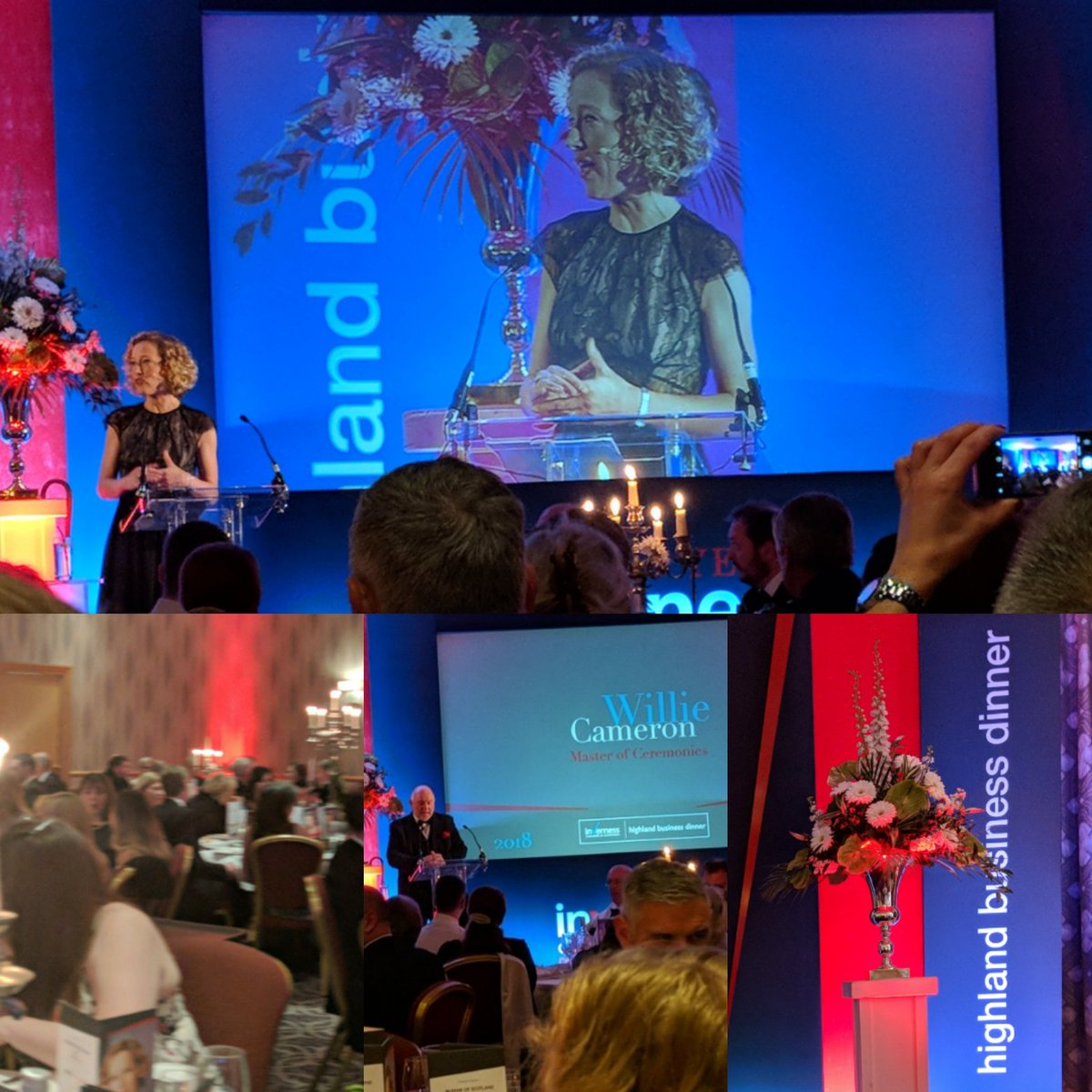 Thank you to @cathynewman @ElegancebyNikki @DrumossieHotel @theHCVF @ewphotograph @mrlochness27 and all of our guests #HBDInv