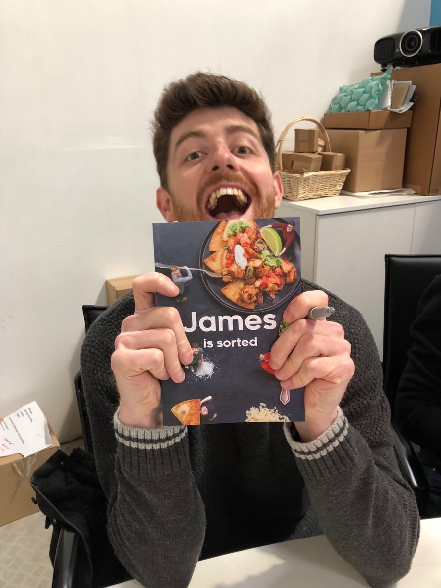 sortedfood's tweet image. Jamsie's face says it all! It's been a helluva journey setting up round 1 of the club. More to come soon but we feel like we need a place to chat and get stuck into the new book. What are your tip top recipes? Who's tried 'em out yet? 👉goo.gl/MHSq1s #sortedclub