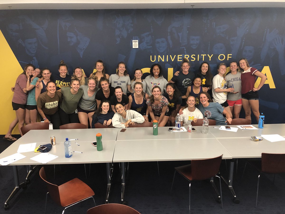 GrowBlue's tweet photo. @umichrowing was incredible today creating their personal and boat 🚣 affirmation(s) for the NCAA’s.  “We are fearless, we are together, and we are relentless. Go Blue!” https://t.co/GpnZwSVOW8