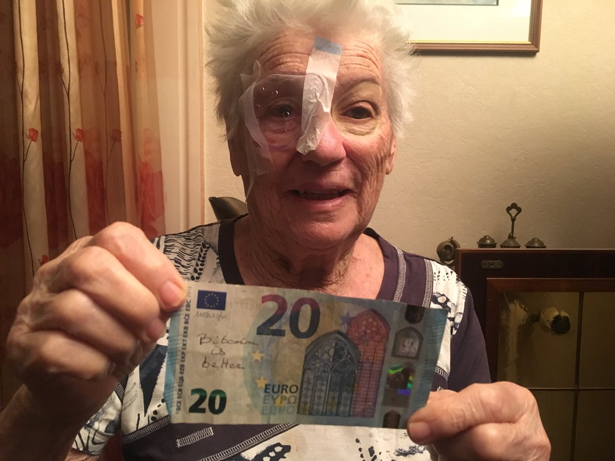 When even your grandma is going wild on bitcoin #bitcoinisbetter #crypto  #loveugrandma